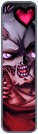 Thumbnail crop of a scarred zombie reaching towards a frightened young woman
