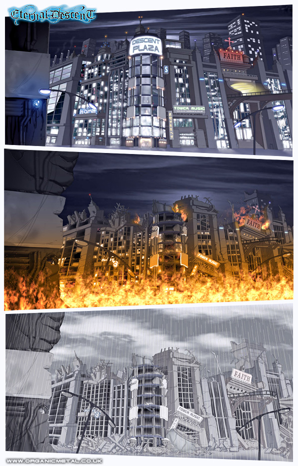 eternal descent city artwork