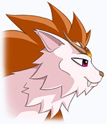 Kit the fire cat from Step-by-Step Manga