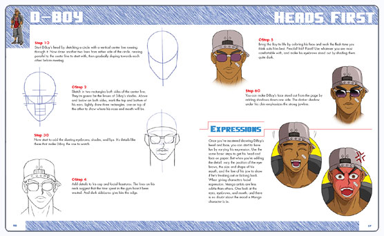 Basketballer D Boy from Step-by-Step Manga
