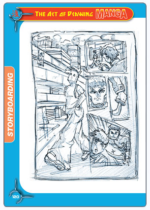 Manga Layout Page from The Art of Drawing Manga