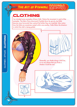 Clothing Page from The Art of Drawing Manga