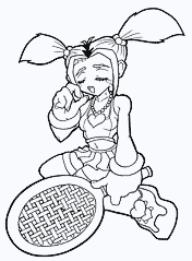 Tennis Character from Tennis Stars