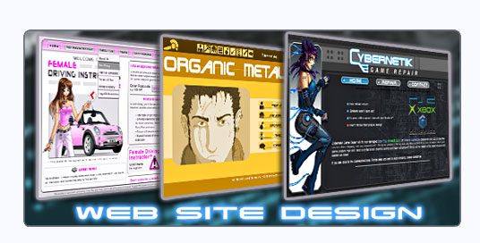 web site design examples title image